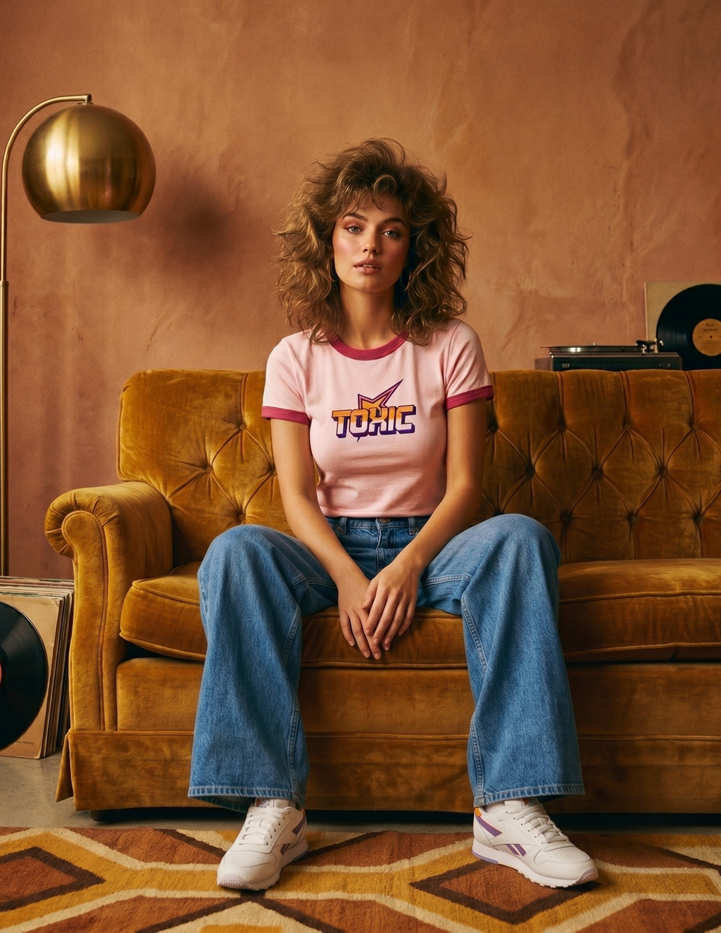 Ringer Baby Tee - Pink x Rose