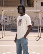 NYS 2.0 Ringer Tee White x Burgundy