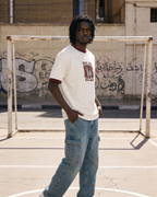 NYS 2.0 Ringer Tee White x Burgundy