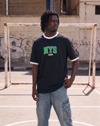NYS 1.0 Ringer Tee Black x White