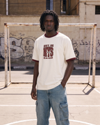 NYS 2.0 Ringer Tee White x Burgundy