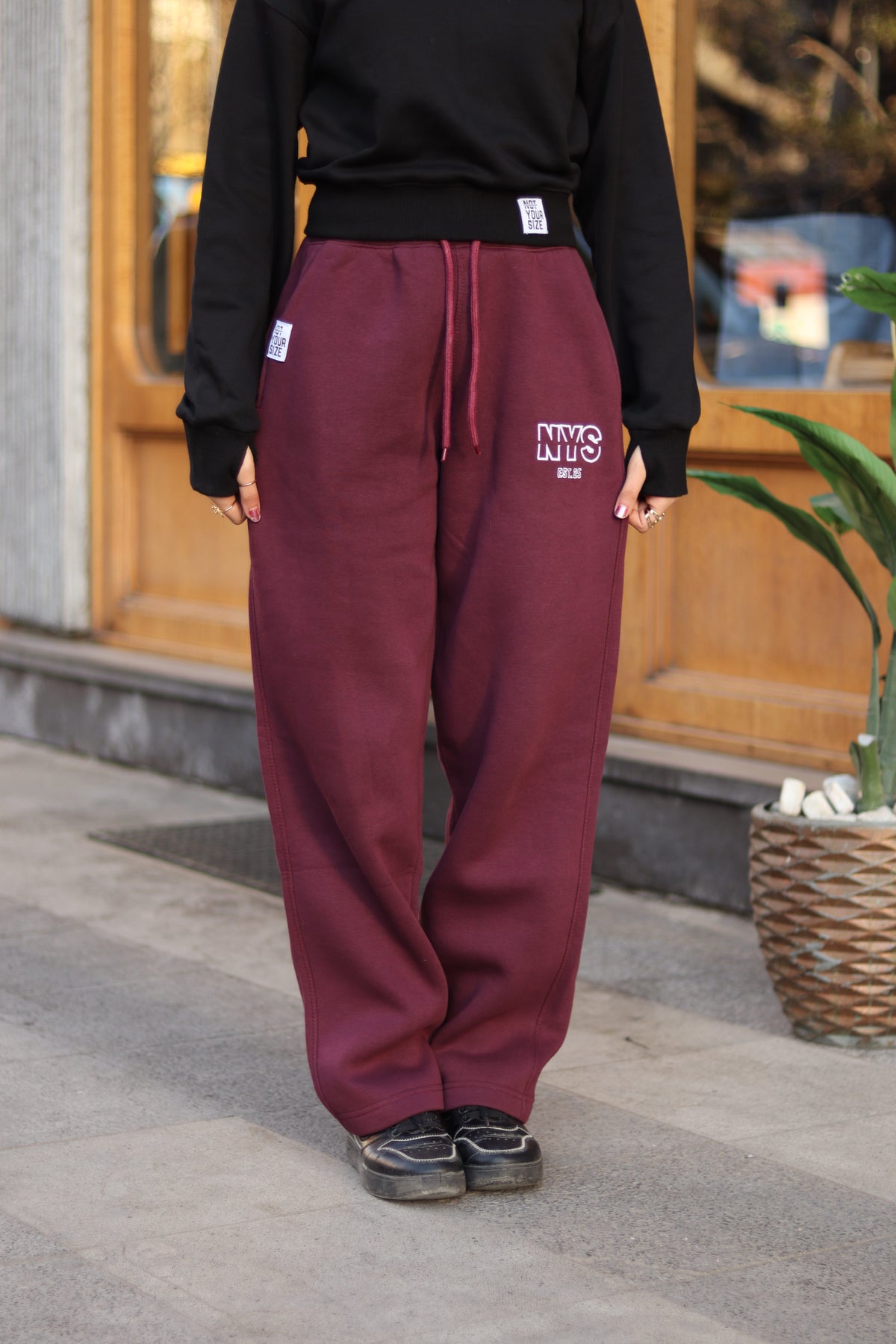 Female Basic Cropped Crewneck