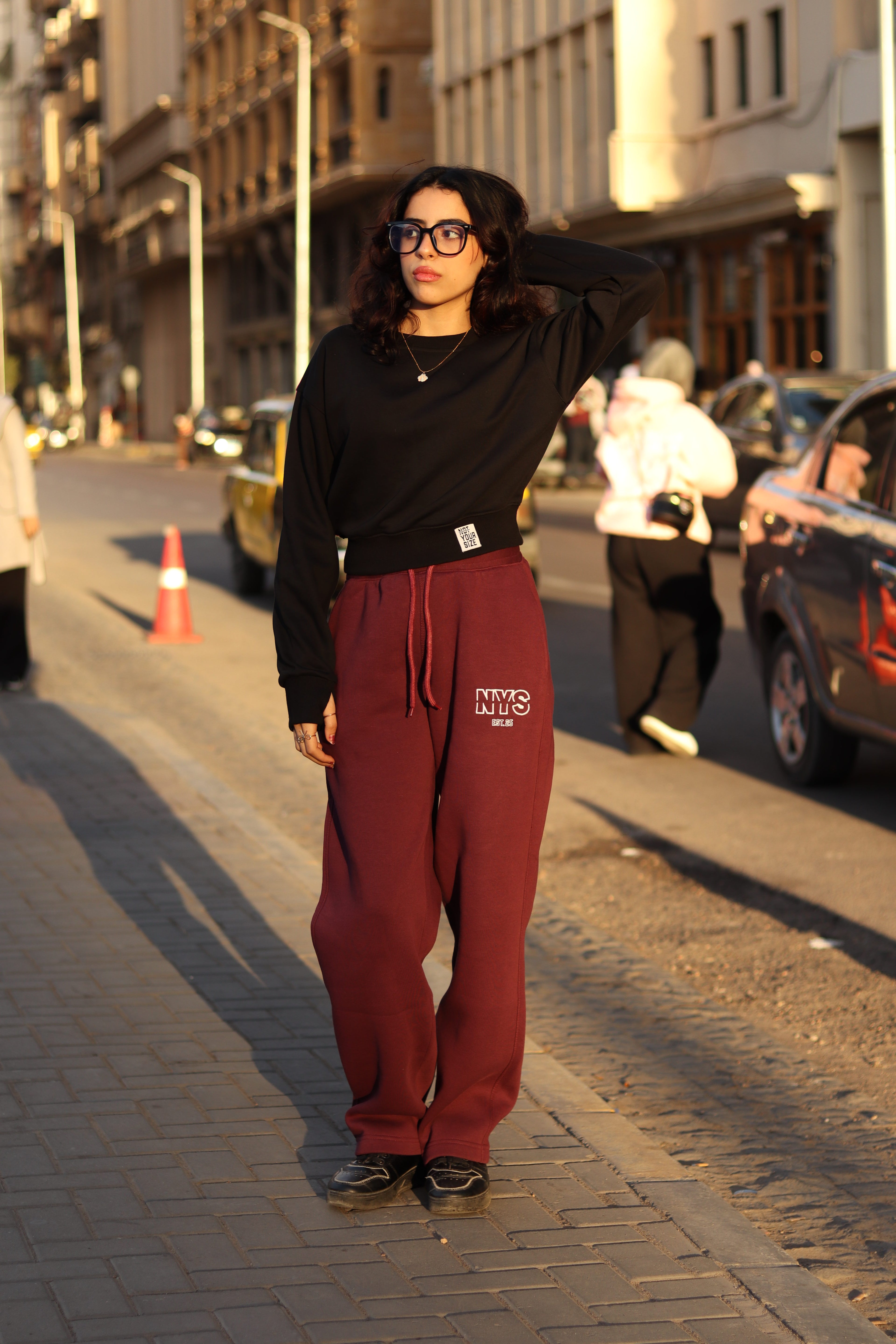 Female Basic Cropped Crewneck