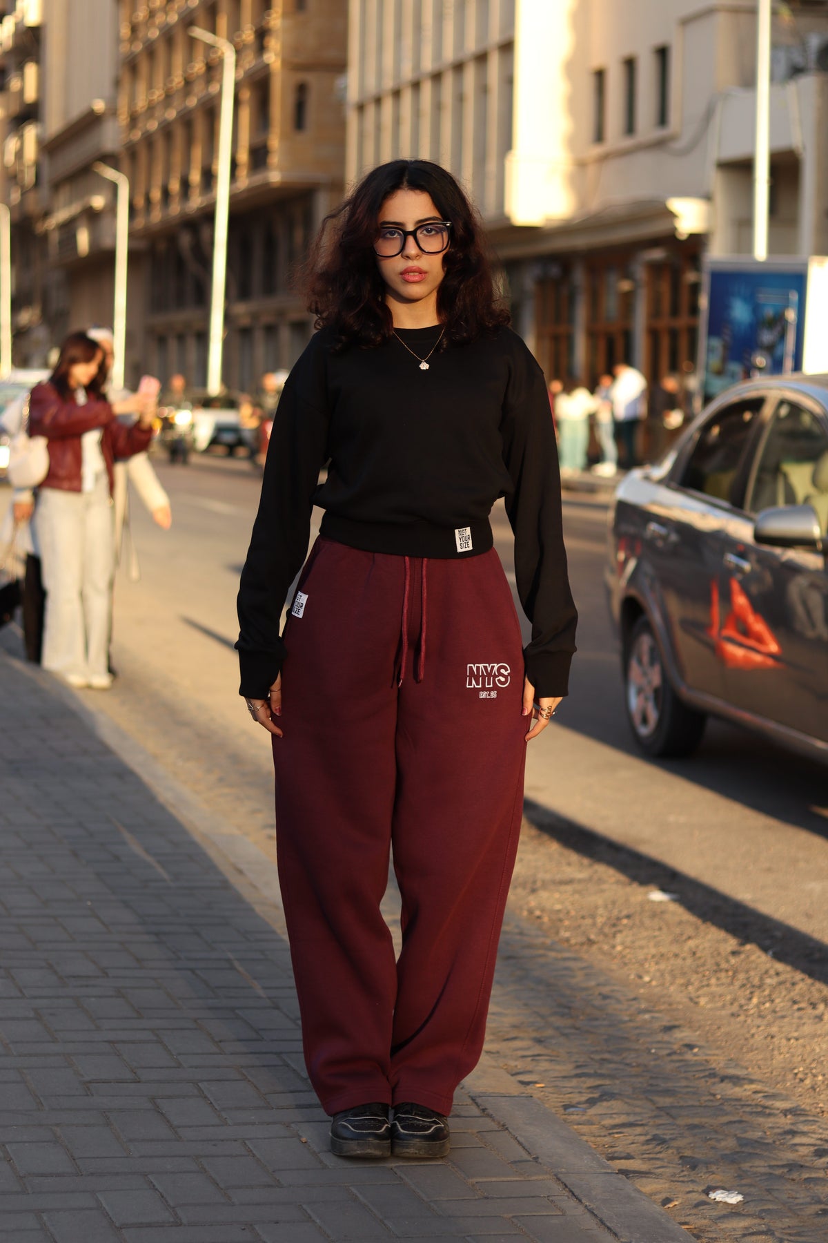 Female Basic Cropped Crewneck