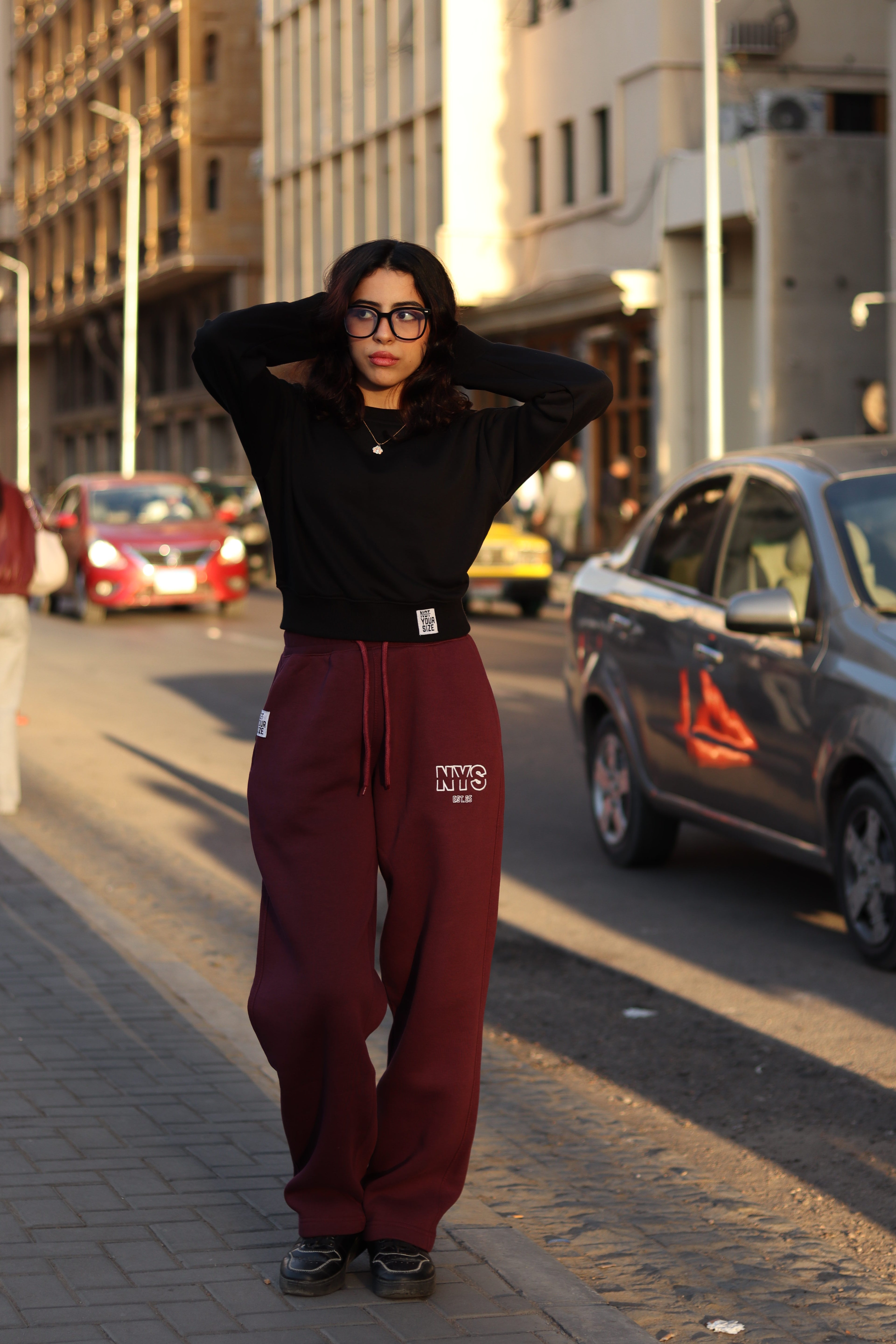 Female Basic Cropped Crewneck