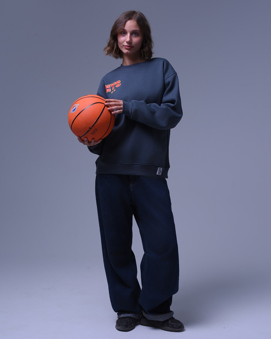 Basic NYS | Oversized Crewneck | Relaxed Fit | For Unisex