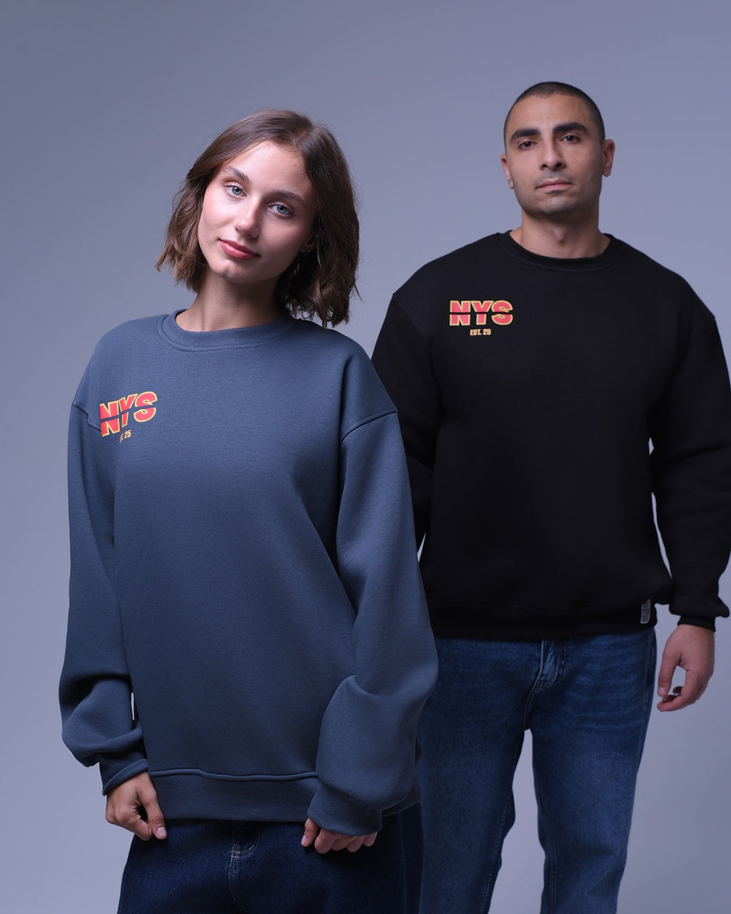 Basic NYS | Oversized Crewneck | Relaxed Fit | For Unisex