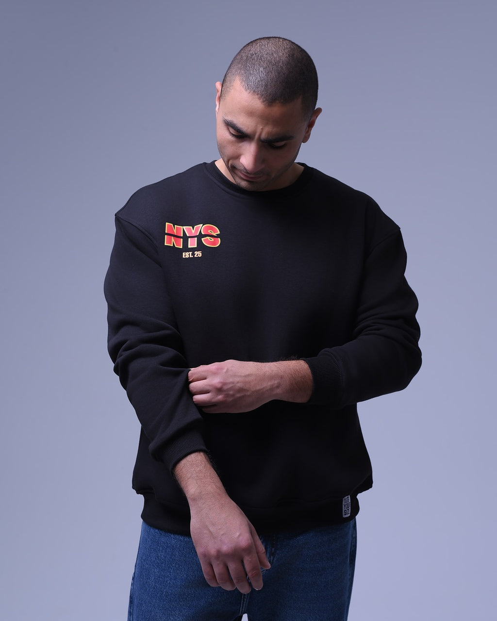 Basic NYS | Oversized Crewneck | Relaxed Fit | For Unisex