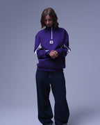 Not Your Size | Half Zip-up Striped Hoodie | For Unisex