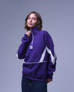 Not Your Size | Half Zip-up Striped Hoodie | For Unisex