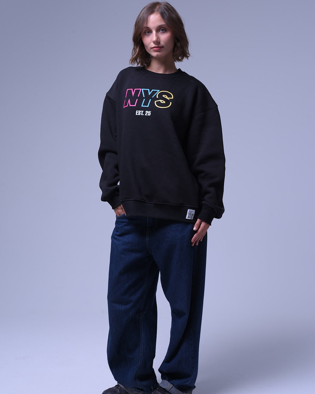 NYS | Oversized Crewneck | Relaxed Fit | For Unisex