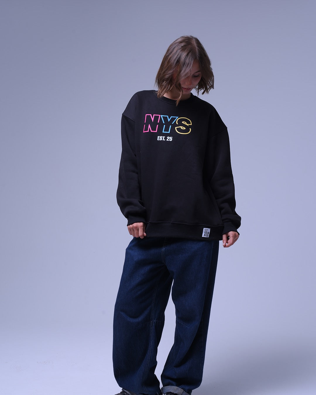 NYS | Oversized Crewneck | Relaxed Fit | For Unisex