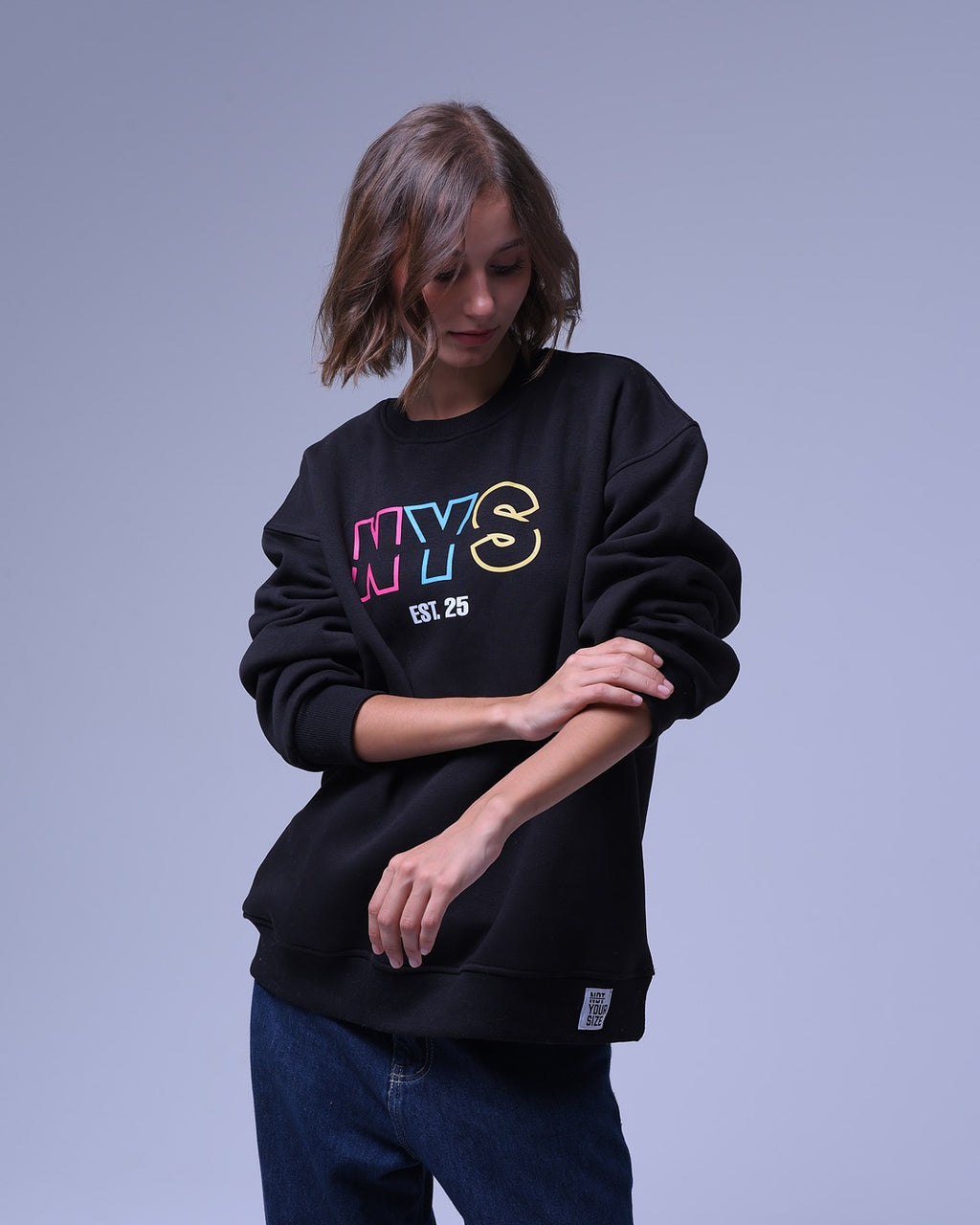 NYS | Oversized Crewneck | Relaxed Fit | For Unisex