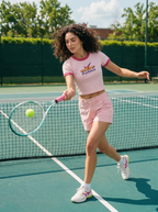 Toxic Ringer Baby Tee - Pink x Rose