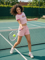 Toxic Ringer Baby Tee - Pink x Rose