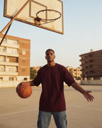 Basic Burgundy Oversized Tee