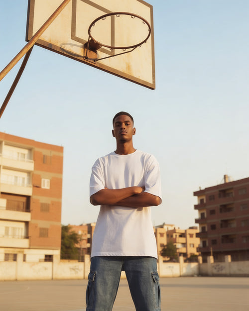 Basic White Oversized Tee